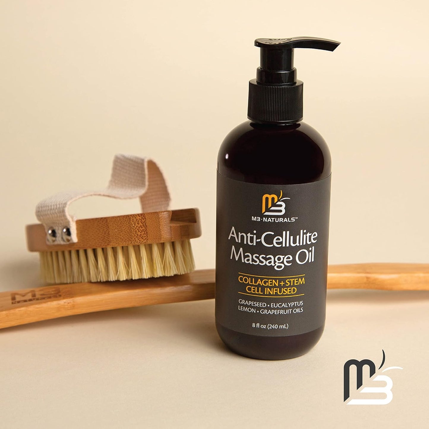 Anti Cellulite Body Massage Oil & Bum Bum Cream Bundle - Firming & Hydrating Formula