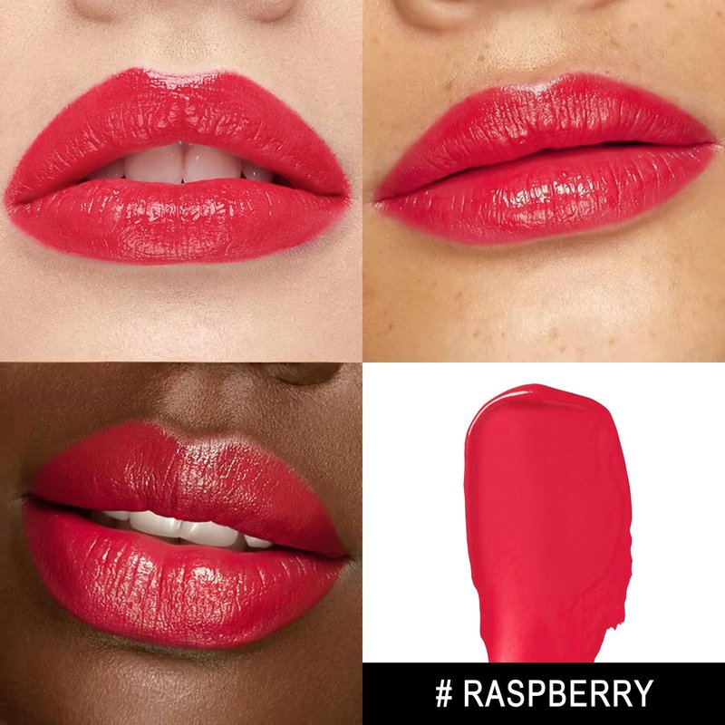 MAKI YIKA Moisture Red Lipstick for Women Hydrate Tinted Lip Balm for Mother's Day Dry Cracked Lips Sheer Lipstick Lip Tinted Glossy Finish,MA066 Raspberry