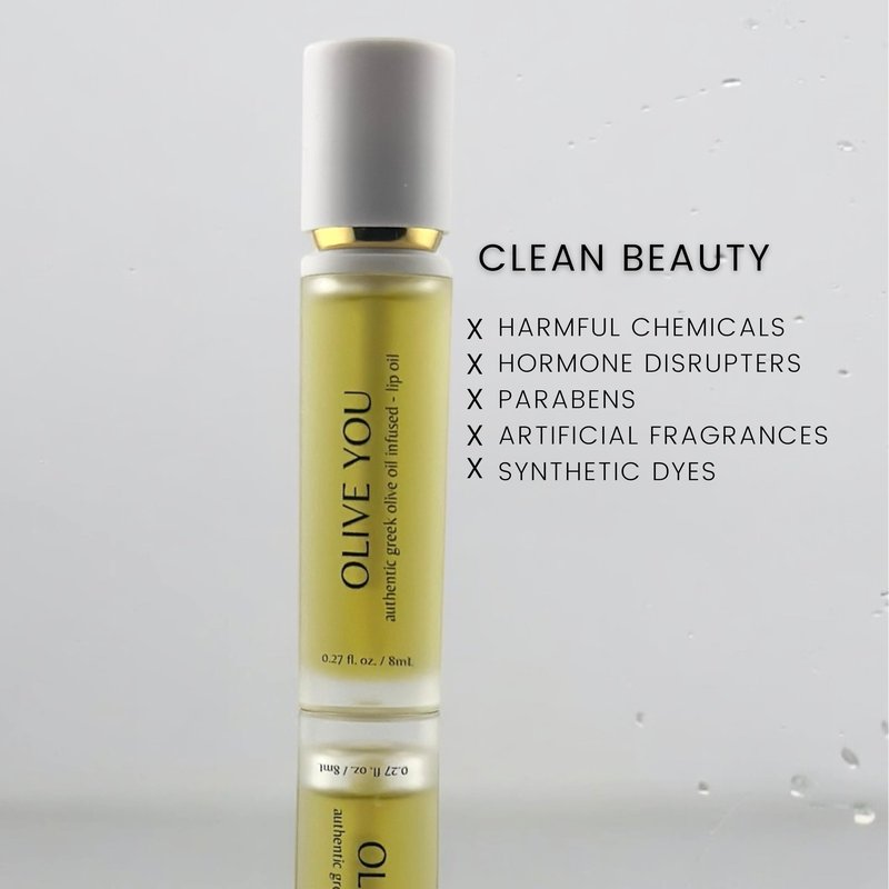 Olive You Lip Oil – Non-Sticky Hydrating Lip Oil with Greek Extra Virgin Olive Oil & Squalane – Vegan, Cruelty-Free, Paraben-Free, Luxury Gift