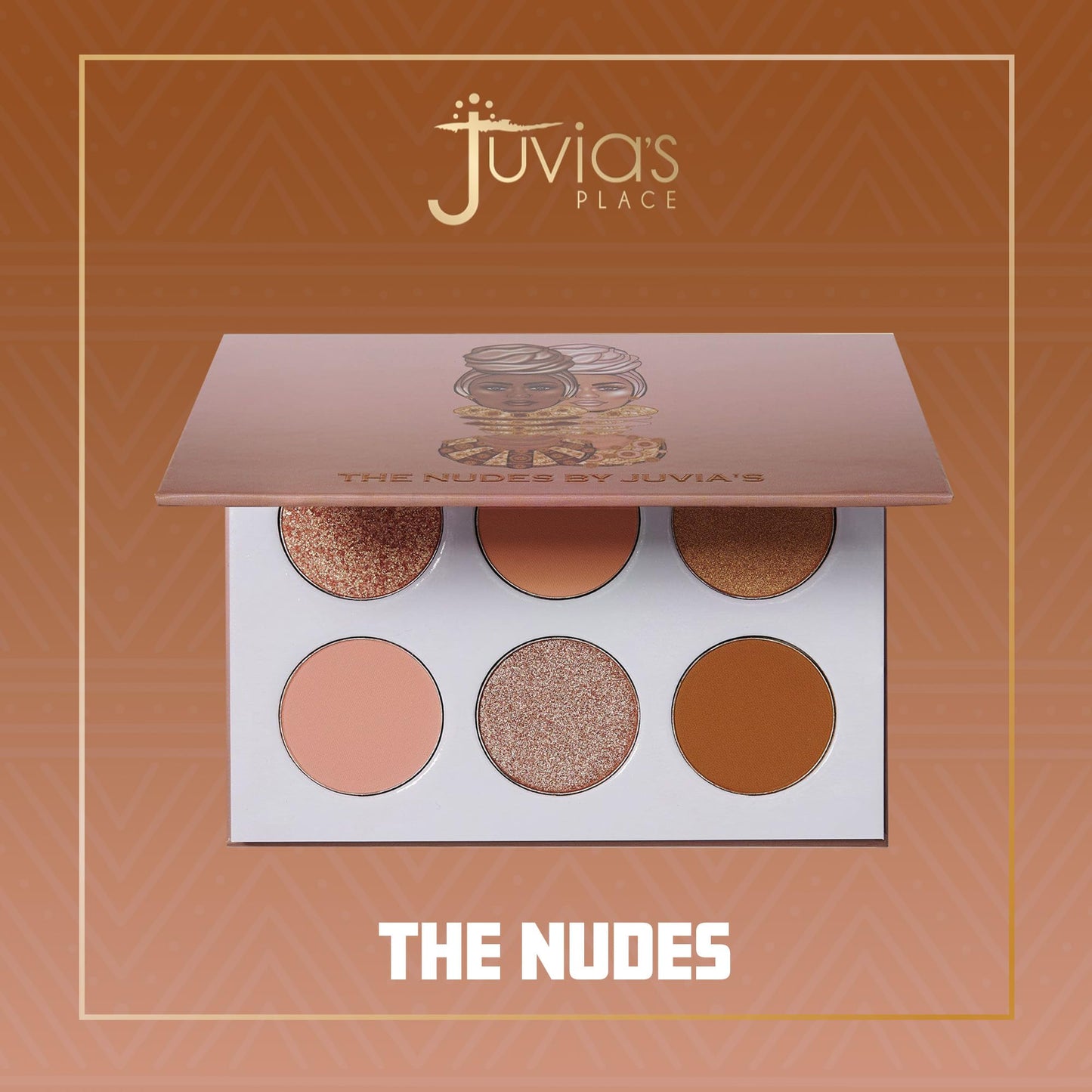 Juvia's Place Palette The Taupes - Nude Shades with Deep Browns, Shades of 6, Professional Eye Makeup, Pigmented Palette, Makeup Palette for Eye Color & Shine