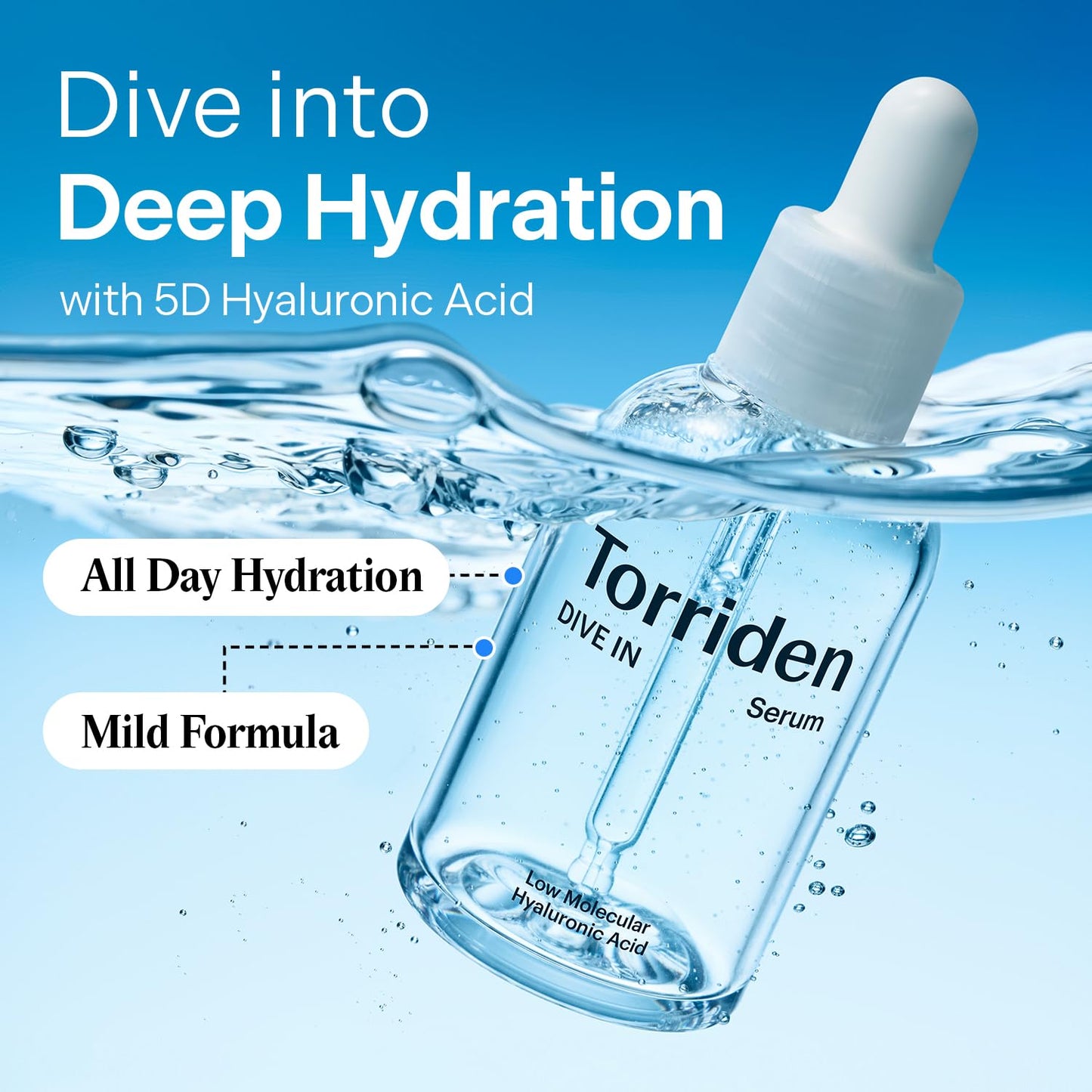 Torriden Hyaluronic Acid Serum 50ml | CELLMAZING Pore Perfecting Ampoule 30ml - Hydrating Skincare Duo