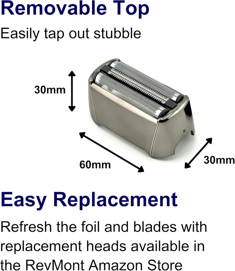 RS-550 Electric Razor for Men - Waterproof Foil Shaver for Wet or Dry Use | Beard & Sideburn Trimmer