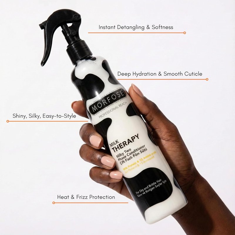 Morfose Professional Leave-In Conditioner - Repair Dry, Damaged Hair | 13.52 Fl Oz