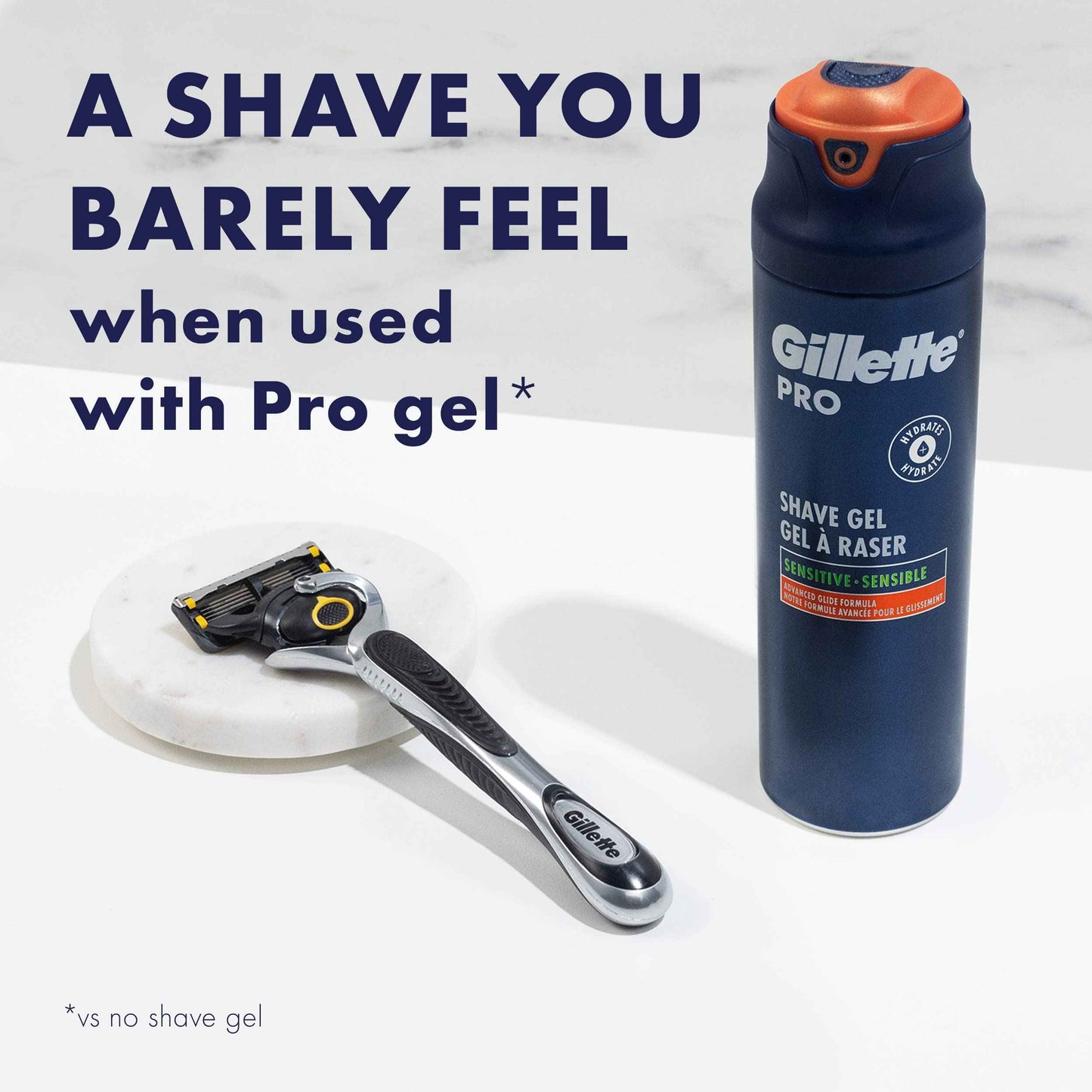 Gillette ProGlide Shield Razor Refills for Men, 4 Blade Refills