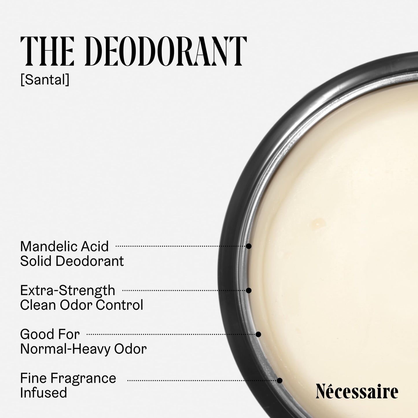 Nécessaire Body Essentials - Skin Care Gift Set For Women + Men - Travel-Size Body Wash, Body Lotion + Deodorant | Dermatologist-Tested. Hypoallergenic | Vegan | Aluminum-Free Deodorant (Santal)