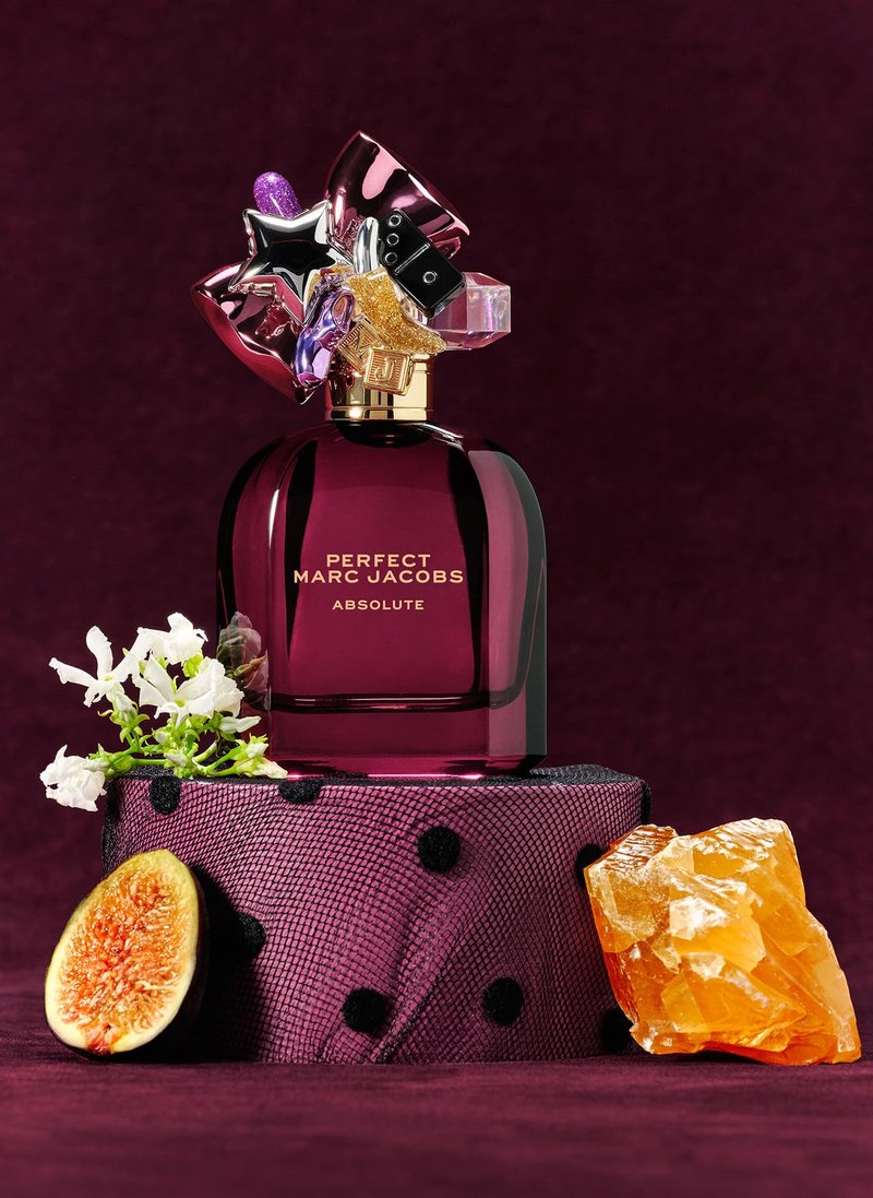 Marc Jacobs Perfect Absolute Eau de Parfum – Ambery Women's Perfume – With Notes Caramelized Fig Accord, Jasmine Absolu & Rich Amber Accord – 1.6oz