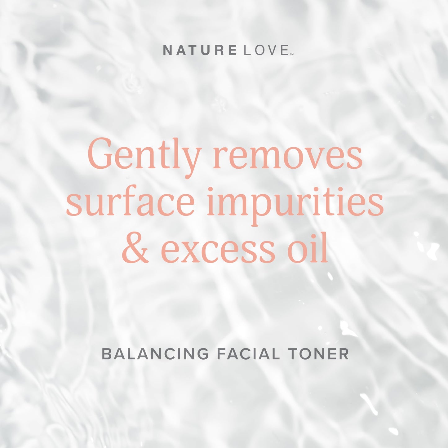 Nature Love Balancing Facial Toner - with Rosewater & Witch Hazel | Removes Excess Oil & Impurities | Paraben Free (6 Fl Oz)
