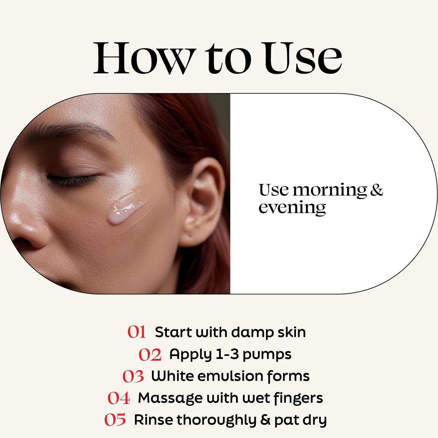 Kiyomi Skin Cleansing Gel - Hydrating Facial Cleanser with AHA Complex, Hyaluronic Acid & Snow Mushroom Extract - Gentle Low Foam Face Wash for All Skin Types - Vegan & Made in Germany - 3.3 Fl Oz
