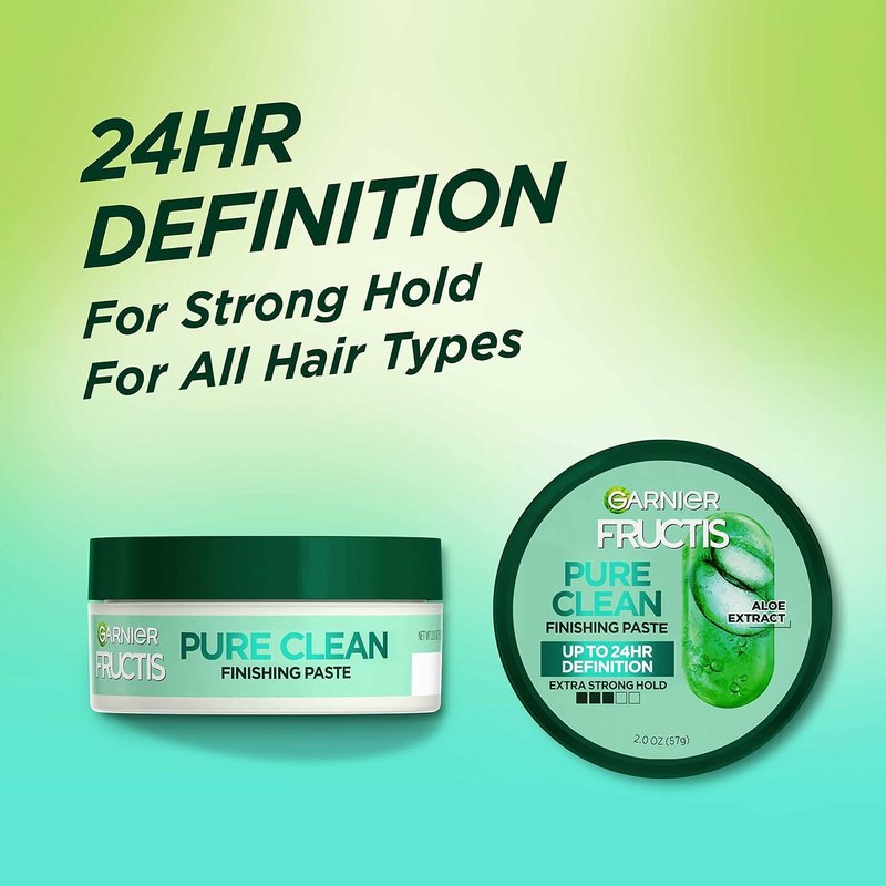 Garnier Fructis Style Pure Clean Finishing Paste 2 oz (Pack of 8)