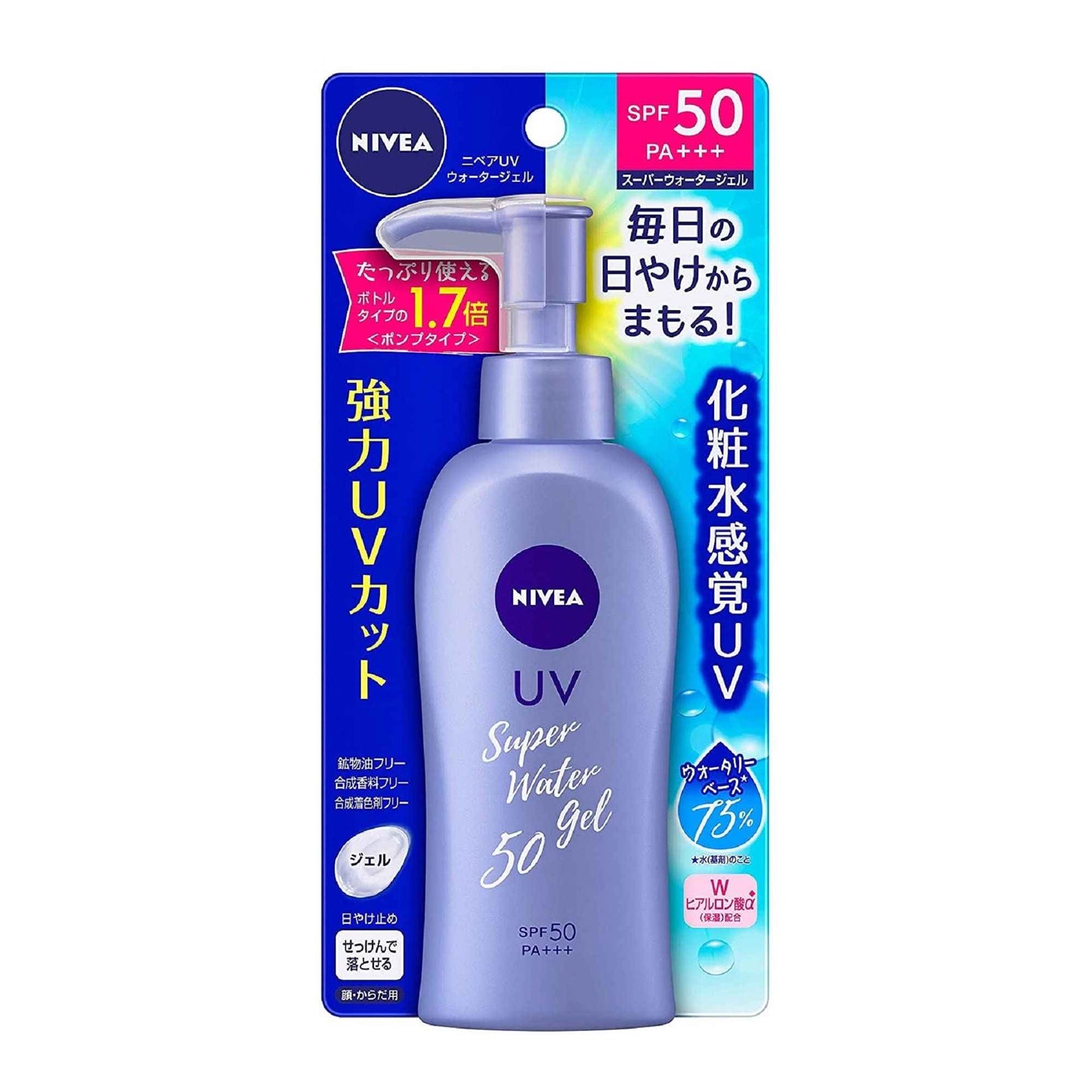 NIVEA SUN Protect Super Water Gel SPF 50 PA+++ 140g Squeeze bottle