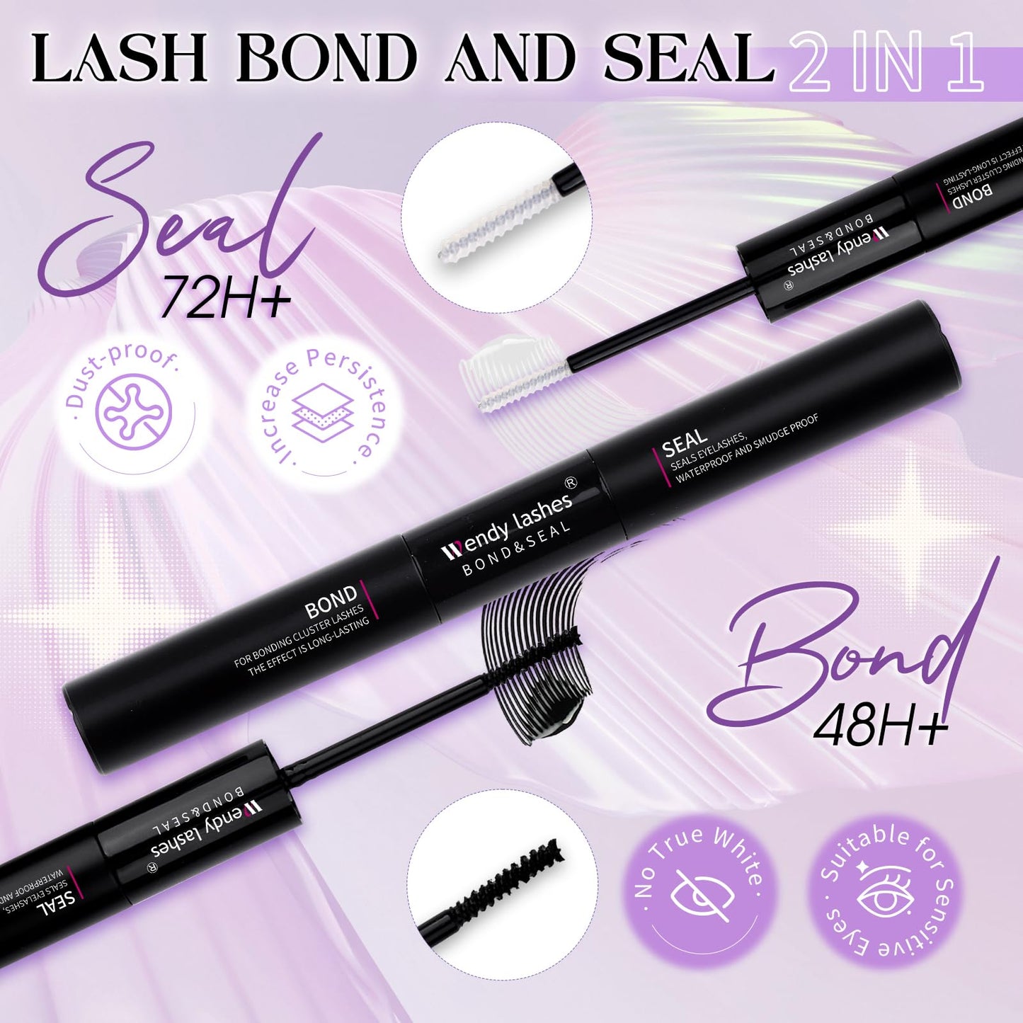 Lash Clusters Kit Natural for DIY: 280-Pcs 30D+40D Ultra-Lightweight Waterproof Eyelashes, D Curl Cat Eye 12-16mm Mixed Fake Lashes by Wendy Lashes
