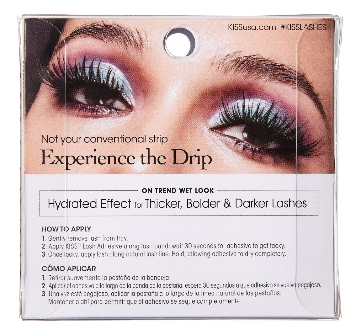 Kiss Lash - Drip You Dew You False Eyelashes | Pack of 6 for Glamorous Look