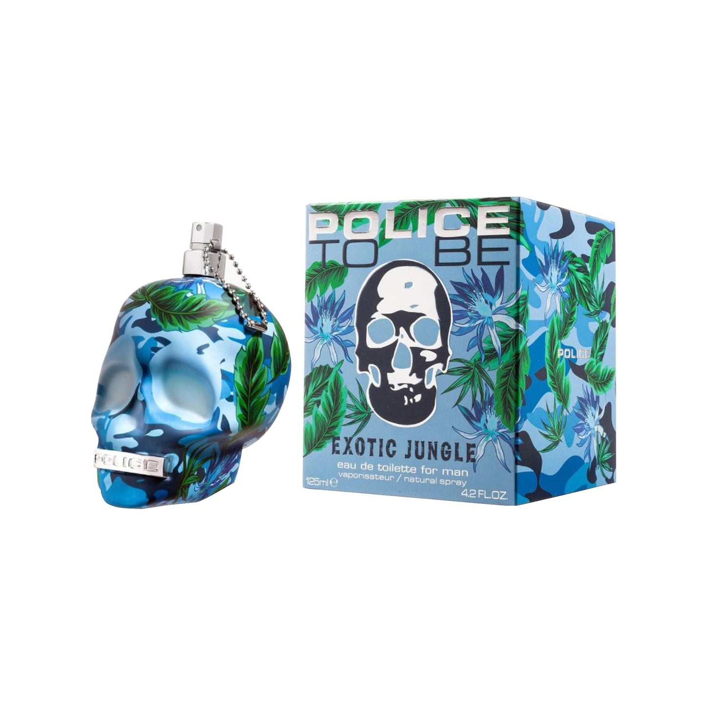 To Be Exotic Jungle For Man By Police - Fragrance For Men - Sparkling Bergamot And Juicy Mandarin - Turns Into A Smooth Wave Of Seduction - Rich Woodiness Of Vetiver And Cedarwood - 4.2 Oz EDT Spray