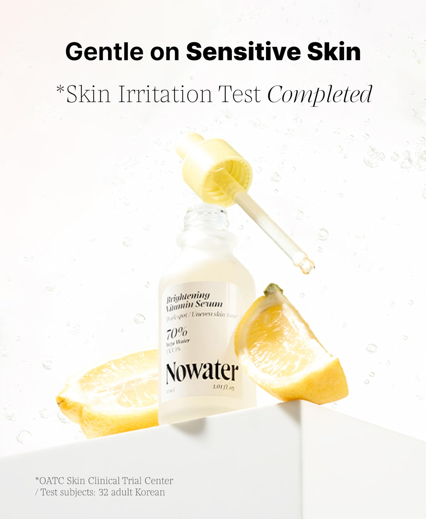 Tranexamic Acid 3% + Niacinamide Serum – Korean Dark Spot & Hyperpigmentation Treatment, Brightening Face Serum with Yuzu Water for Melasma & Uneven Skin Tone, NOWATER (1.01 fl.oz)