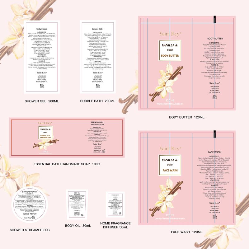 Mothers Day Gifts for Women Spa Gift Basket Vanilla Oat 16 Pcs Bath Scents for Women,Bath Gift Set Enriched essential oil, Home Spa with Shower Gel, Body Oil, Diffuser, Shower Steamer spa kit Mom