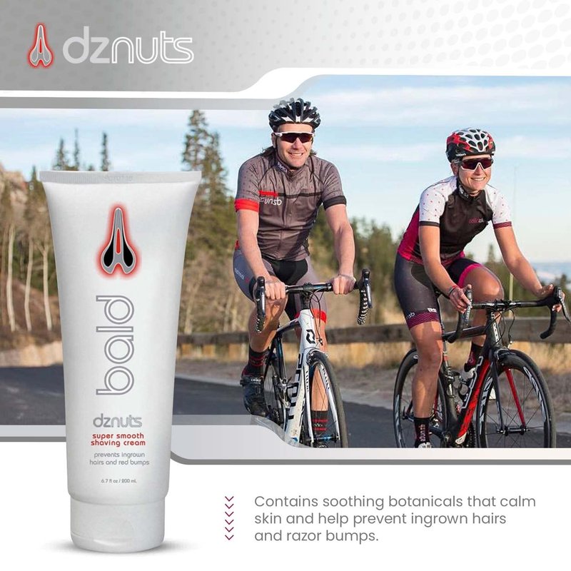dznuts - Pro Chamois Cream + Bald Super Smooth Shave Lotion - Prevents Razor Burns, Ingrown Hairs, Cooled and Moisturized Skin