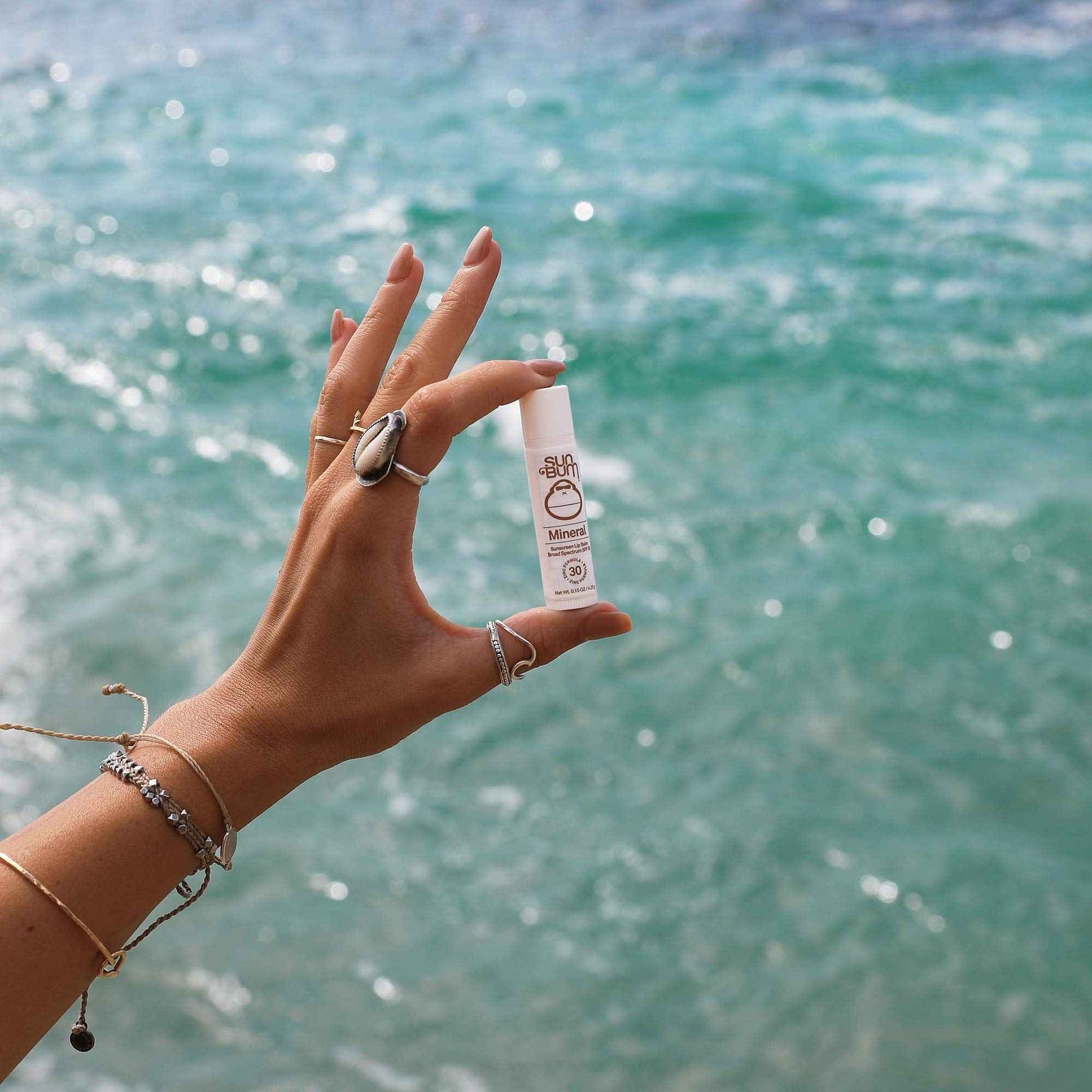 Sun Bum Original SPF 30 Scalp & Hair Mist + Mineral SPF 30 Lip Balm - Vegan Sunscreens