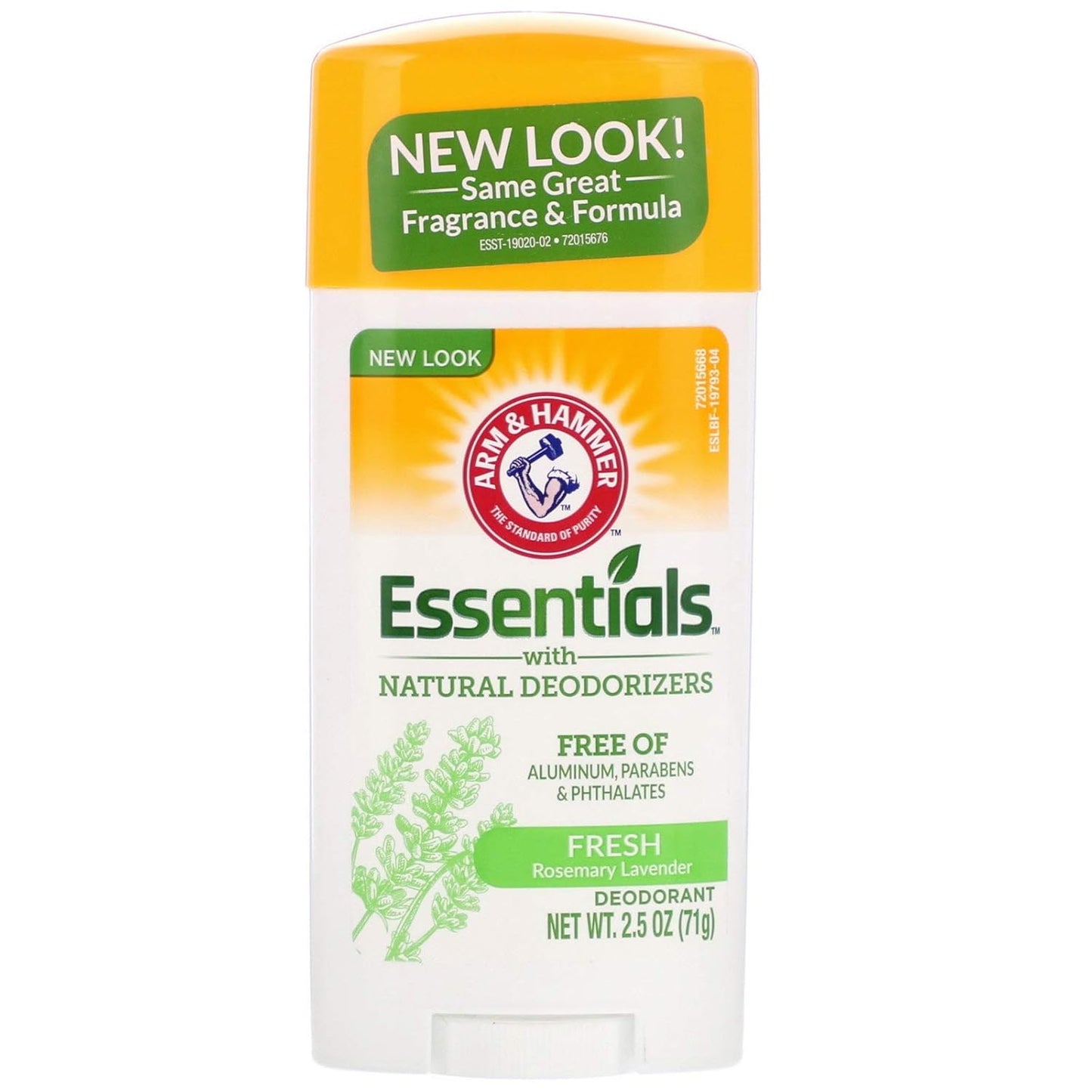 ARM & HAMMER Natural Deodorant - Fresh Scent, 2.50 oz | Pack of 10