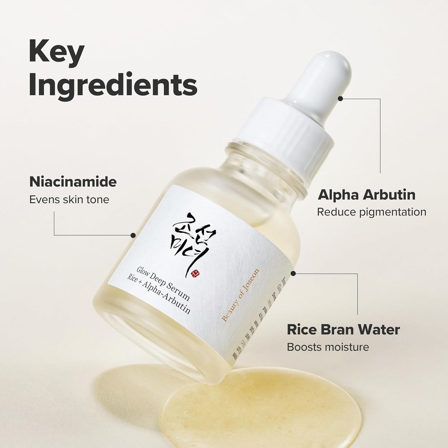 Glow Deep Serum - Rice Alpha-Arbutin for Even Skin Tone | Korean Skincare for All, 60ml