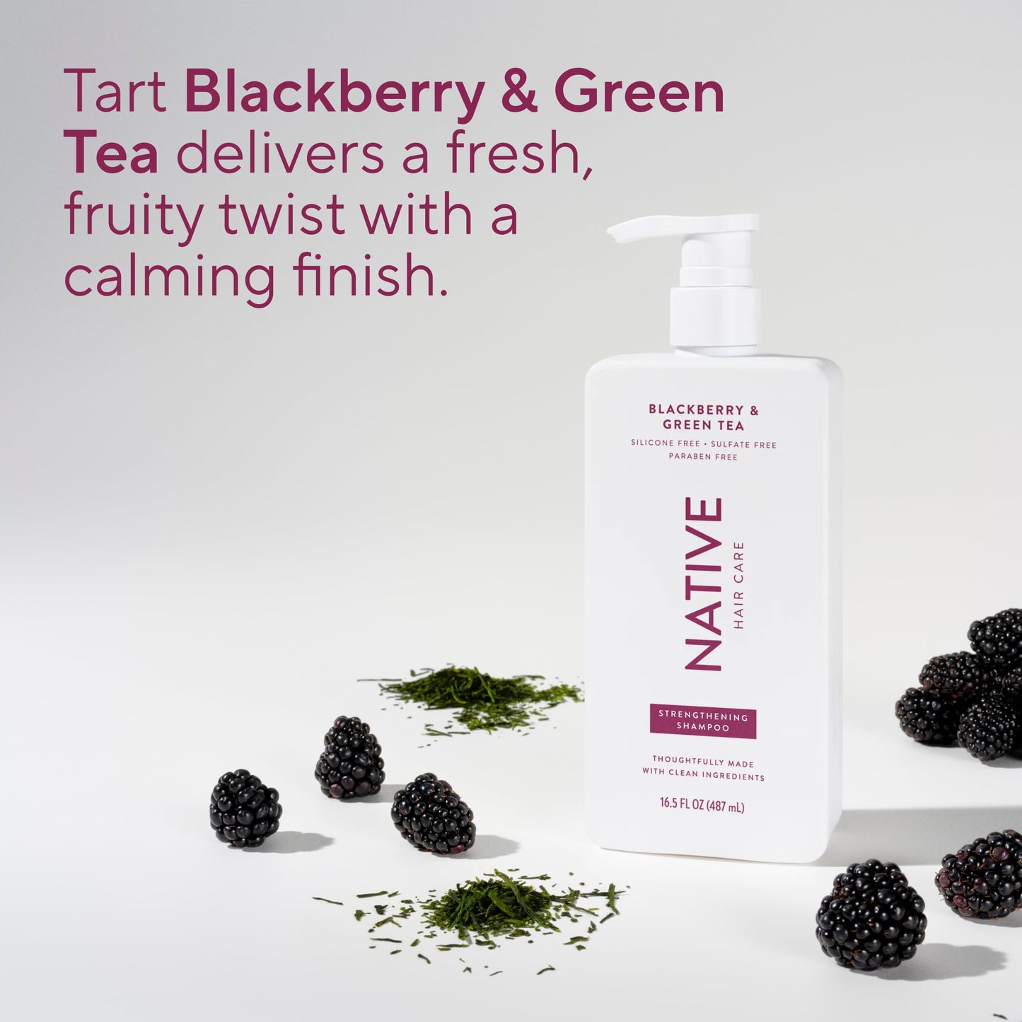Native Strengthening Shampoo Blackberry & Green Tea 16.5 fl Oz.