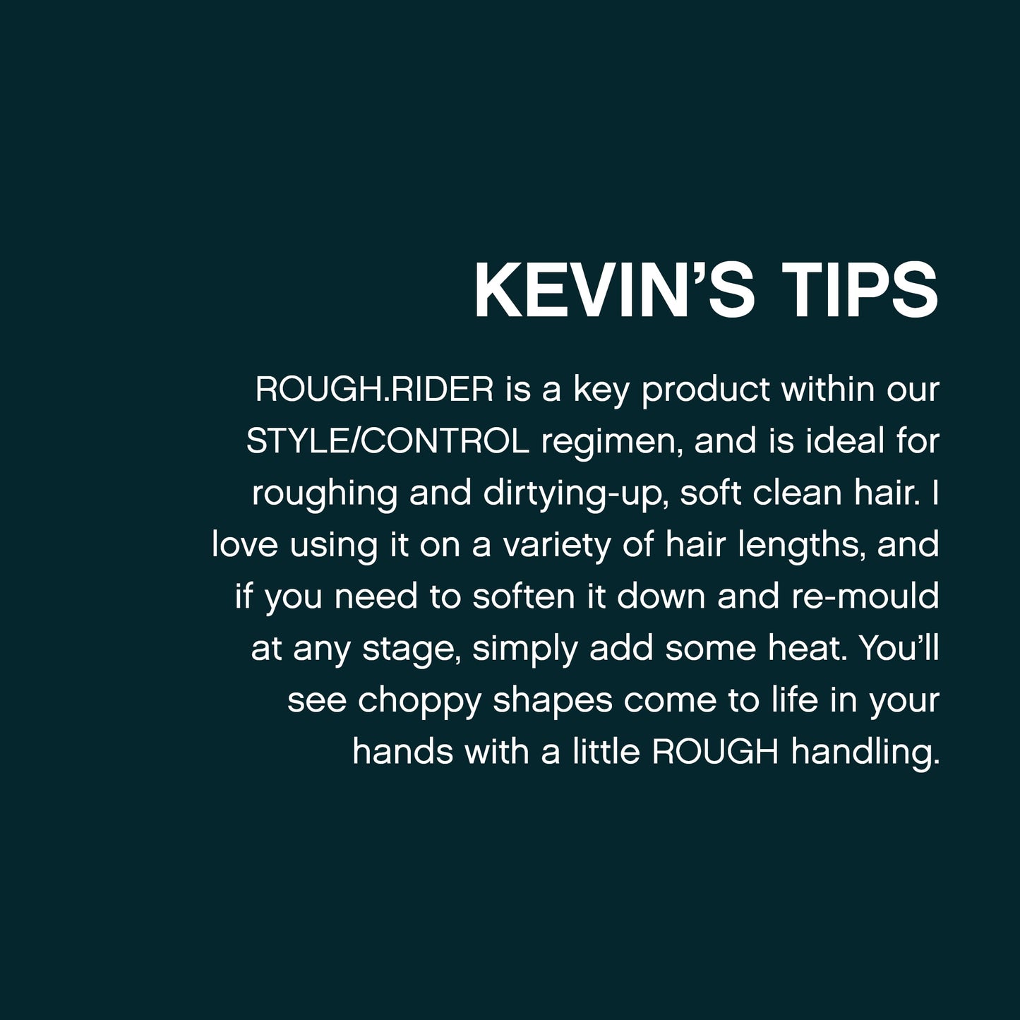 KEVIN.MURPHY ROUGH.RIDER Clay - Hair Strengthening - For All Hair Types - Moldable Styling Clay - Sulphate Free Care