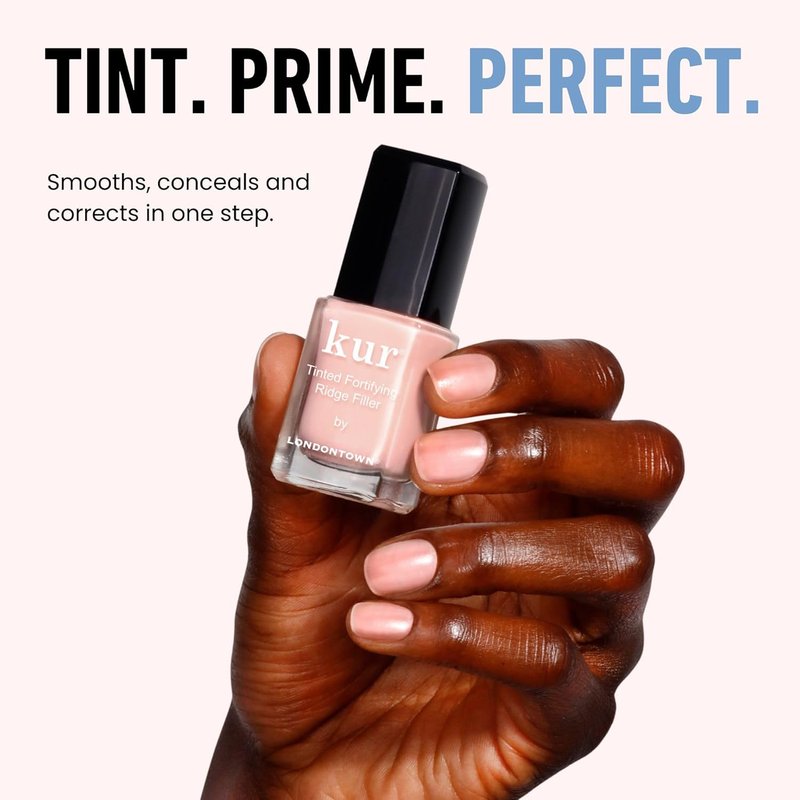 Nail Ridge Filler - Smoother & Strengthener for Damaged Nails - Vegan, Cruelty-Free, Paraben-Free | 0.4 fl oz