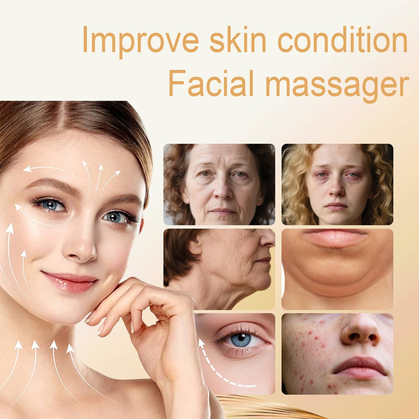 Smbrige Electric Gua Sha Facial Tool with 4 Color Modes, Heated Gua Sha
