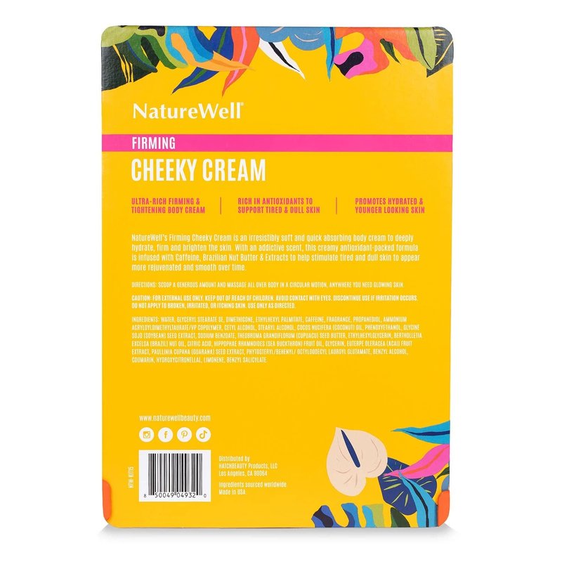 NATURE WELL Firming Cheeky Cream - Anti-Aging Hydration, 10 Ounce (Pack of 2)