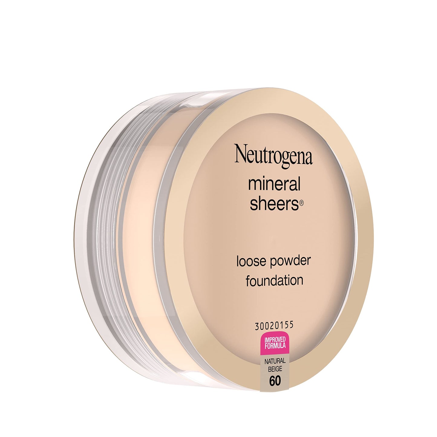 Neutrogena Mineral Sheers Foundation, Loose Powder, Sheer to Medium Coverage | With Vitamins A, C & E | Tone Enhancer | Natural Beige | .19 oz