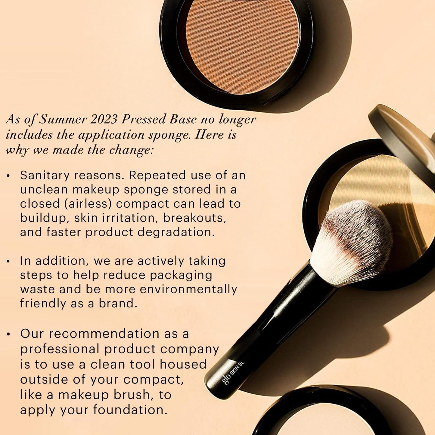 Glo Skin Beauty Pressed Base Powder Foundation, Honey Medium – Buildable Sheer to Full Coverage, Long Wear Face Powder Compact, Pressed Powder Makeup for Smooth, Semi-Matte Finish