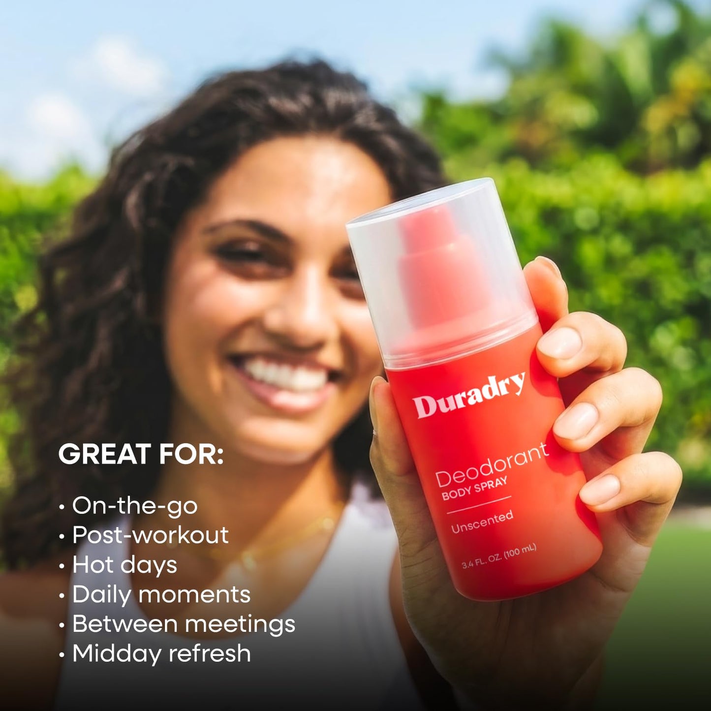 Aluminum-Free Whole Body Deodorant Spray for Men and Women - Unscented Deodorant for Whole Body, Natural Odor Neutralizer, Clear and Residue Free, Non-Staining - 3.4 Fl Oz each - Pack of 3