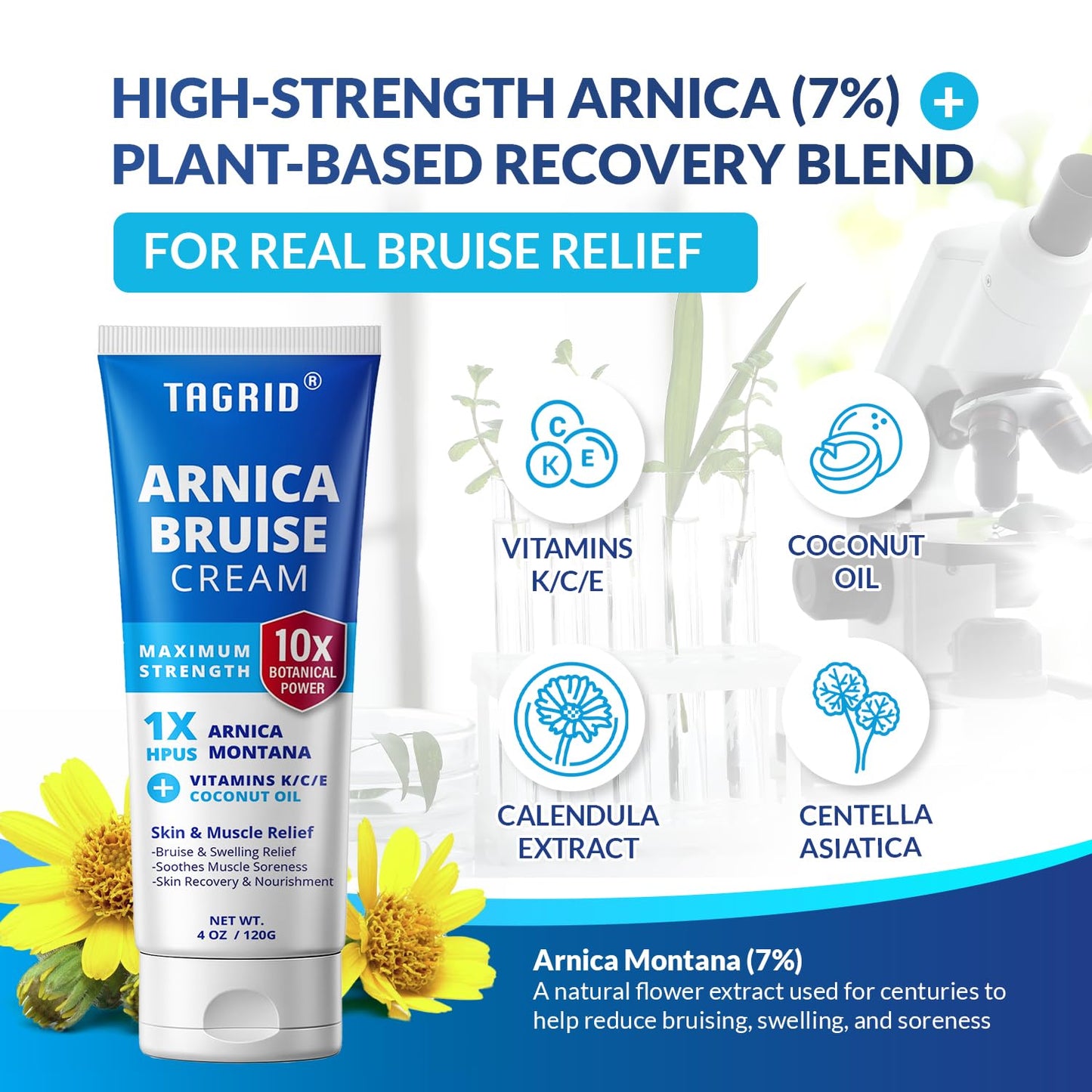 TAGRID Arnica Bruise Cream (3.5 Ounce (Pack of 1))