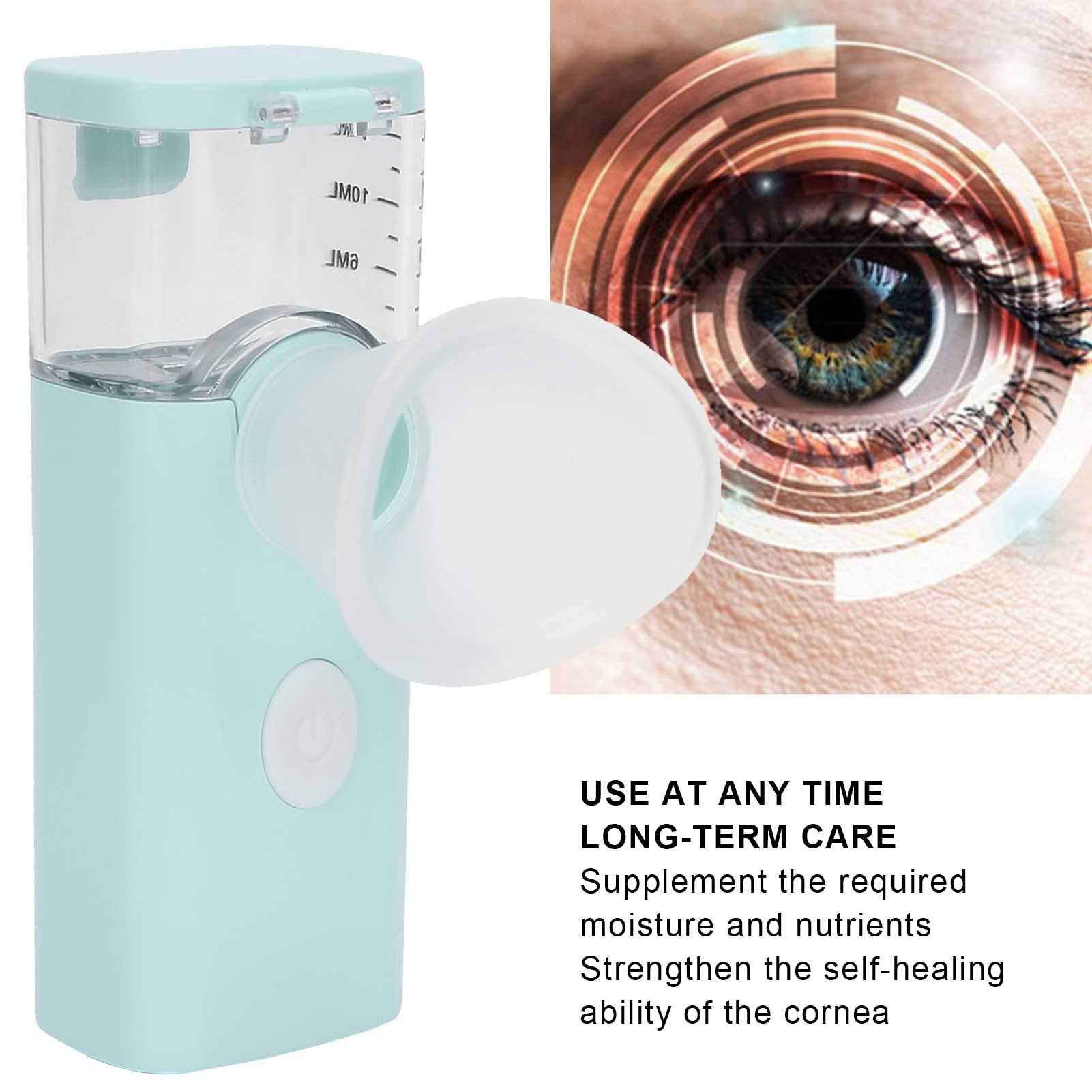 Eye Sprayer, Mini USB Charging Handheld Eye Care Spray Professional Mist Portable Eye Moisturizing Cleaning Soothing Machine Eye Cleaner Eyelid Cleanser Tool for Adult &