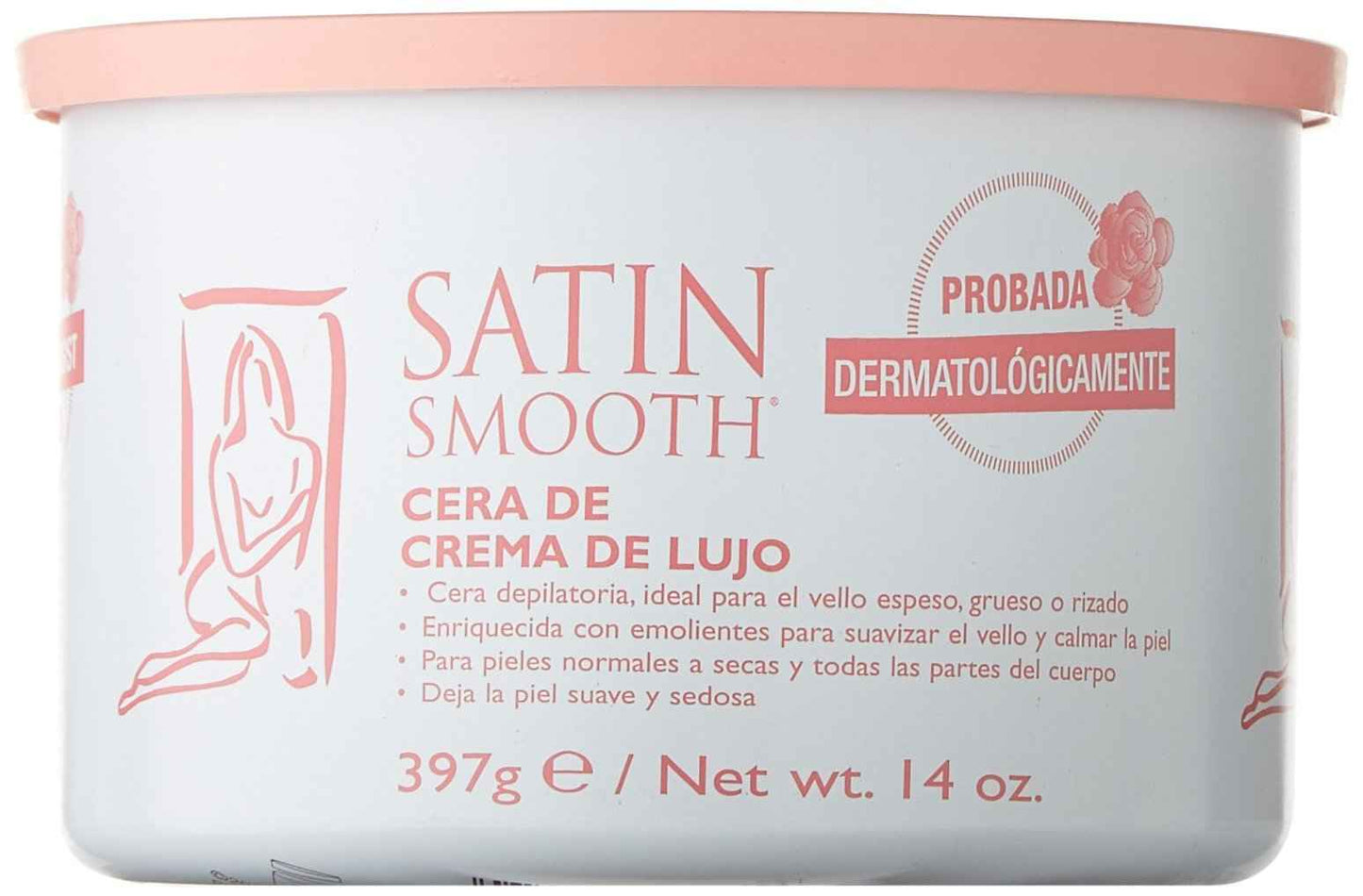 Satin Smooth Deluxe Cream Pot Wax, 14 Ounce