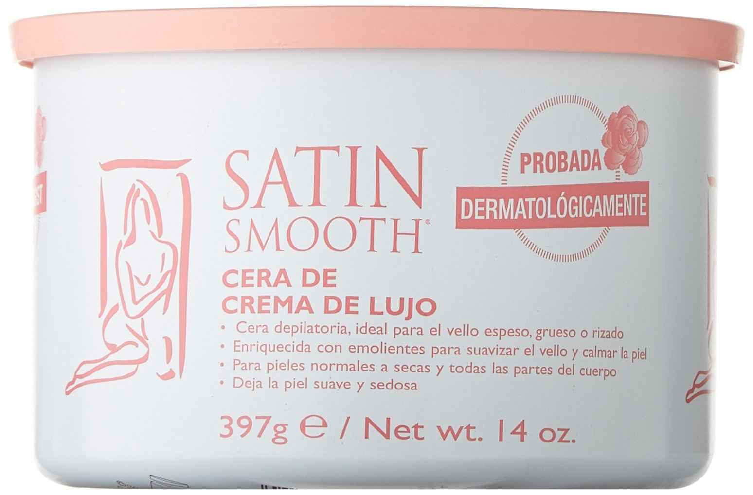 Satin Smooth Deluxe Cream Pot Wax, 14 Ounce