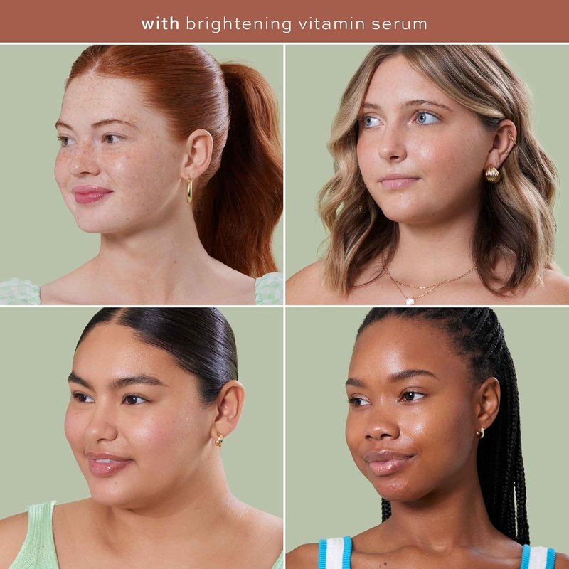 ITK Skincare 2-Part Face Serum Set | Brightening Vitamin C & Bakuchiol for Dark Spots & Fine Lines