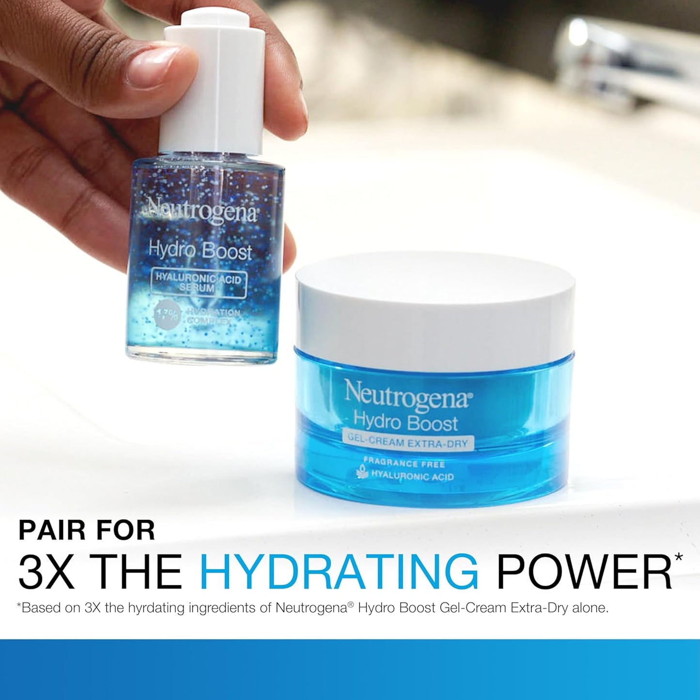 Neutrogena Hydro Boost Hyaluronic Acid Serum - Lightweight Daily Hydration for Face & Neck | 1 fl. oz