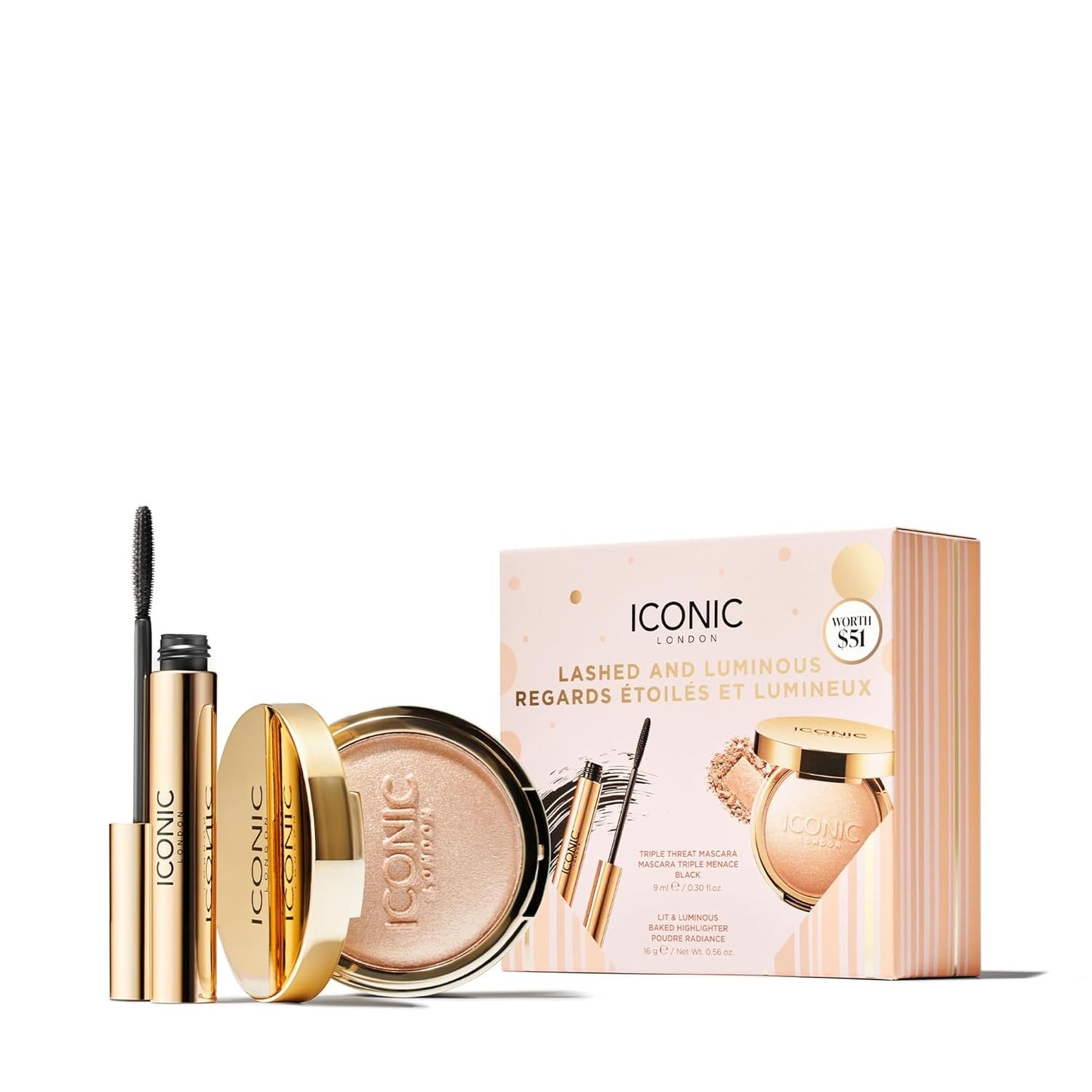 Makeup Set for Natural Glow & Radiant Highlight | Travel-Friendly, Vegan, Cruelty-Free