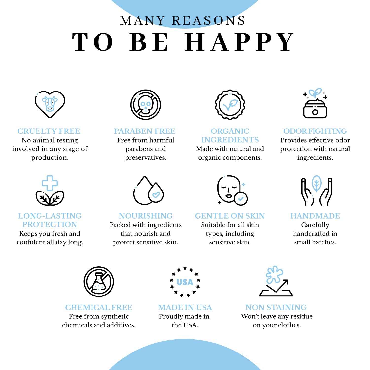 Vanman’s - Coconut and Magnesium Deodorant Stick for Delicate Skin - Odor Control for Underarms - Magnesium Deodorant for Women and Men - Personal Care Products - 2.2 oz