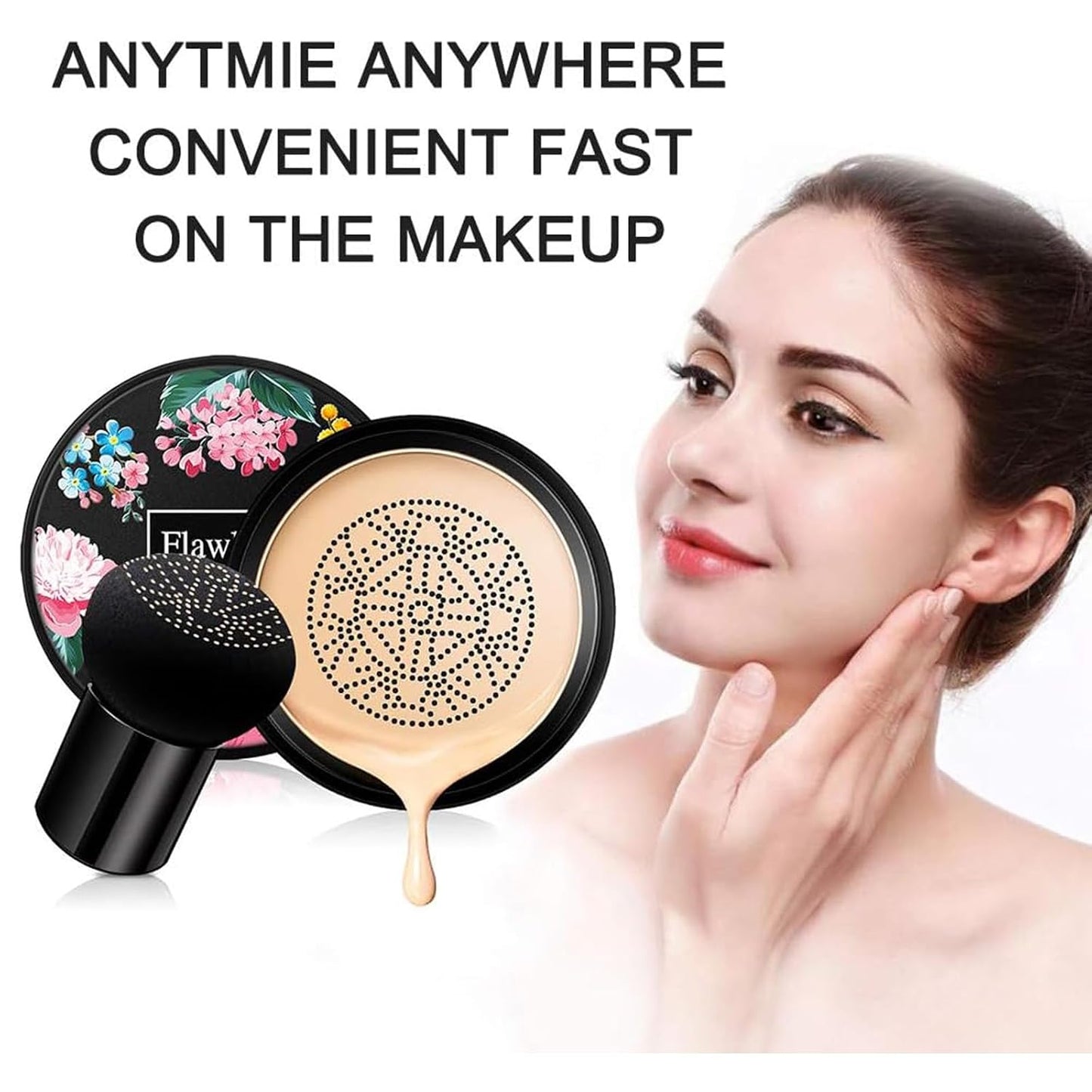 Mushroom Head BB Cream - Moisturizing Liquid Foundation for Even Skin Tone | Natural Finish