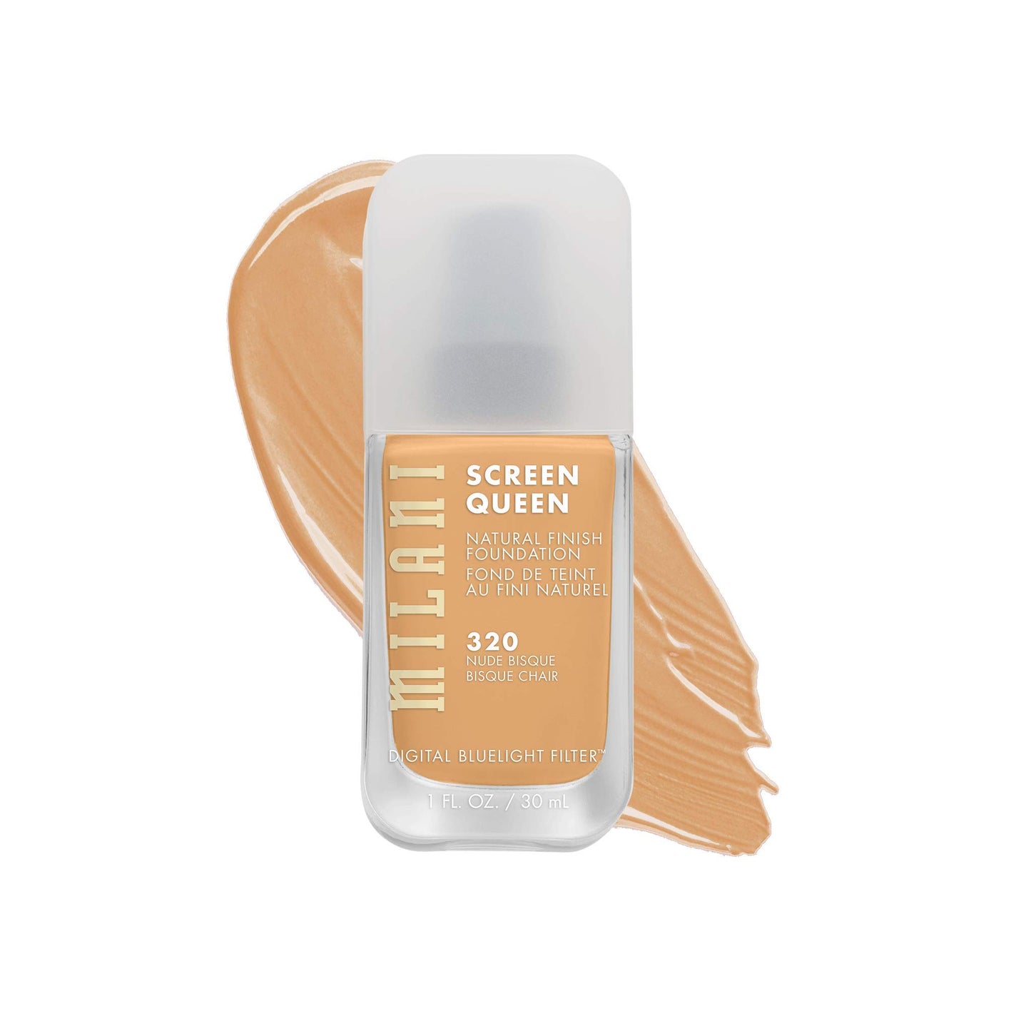Milani Screen Queen Natural Finish Foundation - #320n Nude Bisque -30ml/1oz By Milani