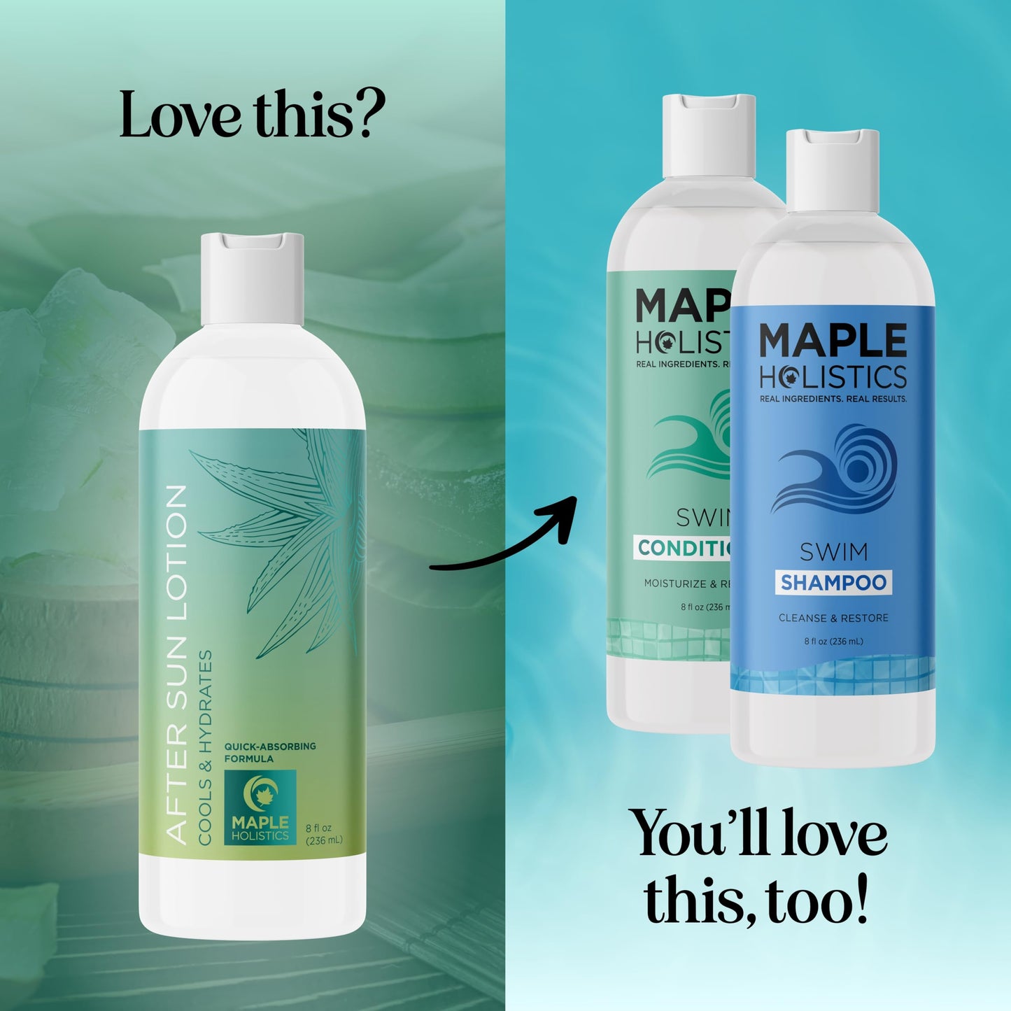 After Sun Lotion with Aloe Vera - Ultra Cooling Aloe Vera for Sunburn Hydration with Cocoa Butter & Rosehip Oil - Hydrating Aloe Lotion After Sun Moisturizer for Dry Skin with Hyaluronic Acid