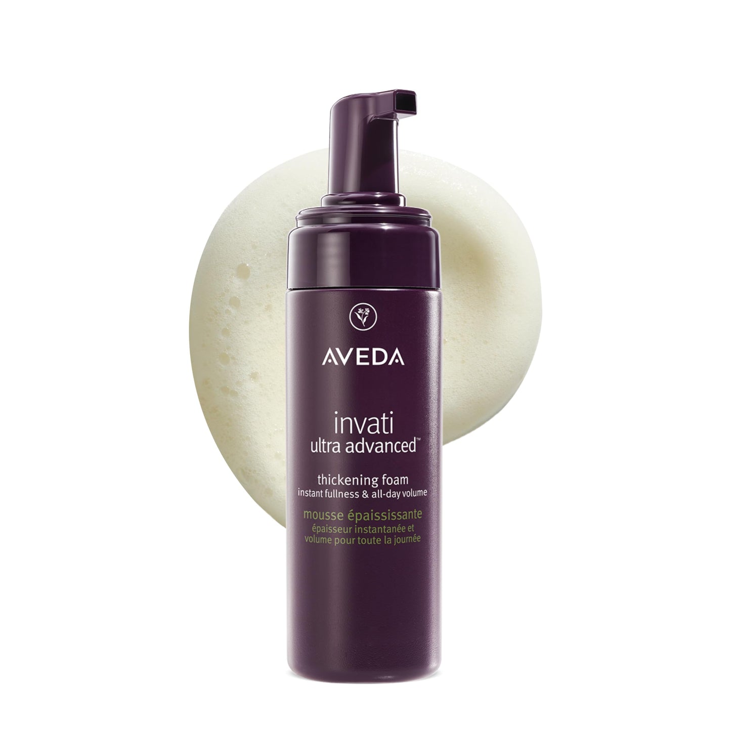 Aveda Invati Ultra Advanced Thickening Foam | Styling Foam for Thin & Thinning Hair | Instantly Thickens Hair | Flexible Hold | 97% Naturally Derived*, 5 Fl Oz