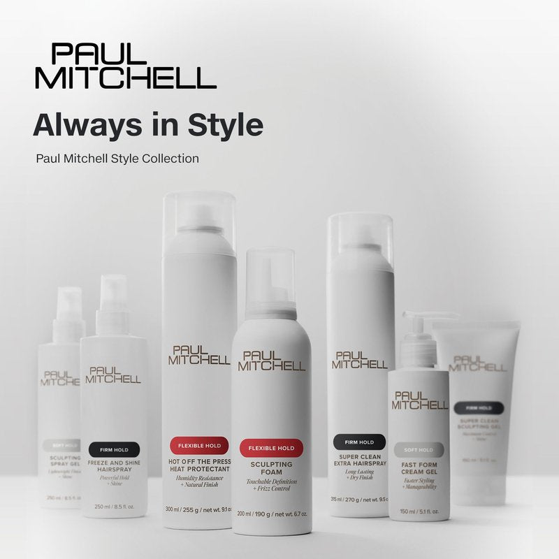 Paul Mitchell Super Clean Light Hairspray, Fast Drying, Soft Hold + Natural Finish, For Fine Hair, 9.5 oz