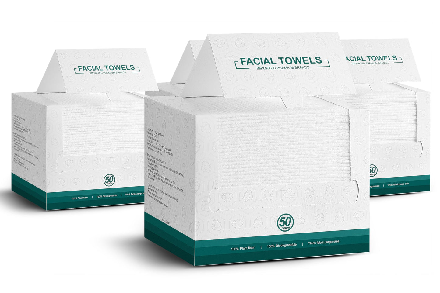 Face Towels,200 Count,10"x12"Disposable Face Towel,Makeup Remover Face Towelettes Disposable,Sensitive Skin&Daily Skin Care