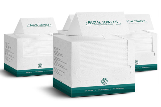 Face Towels,200 Count,10"x12"Disposable Face Towel,Makeup Remover Face Towelettes Disposable,Sensitive Skin&Daily Skin Care