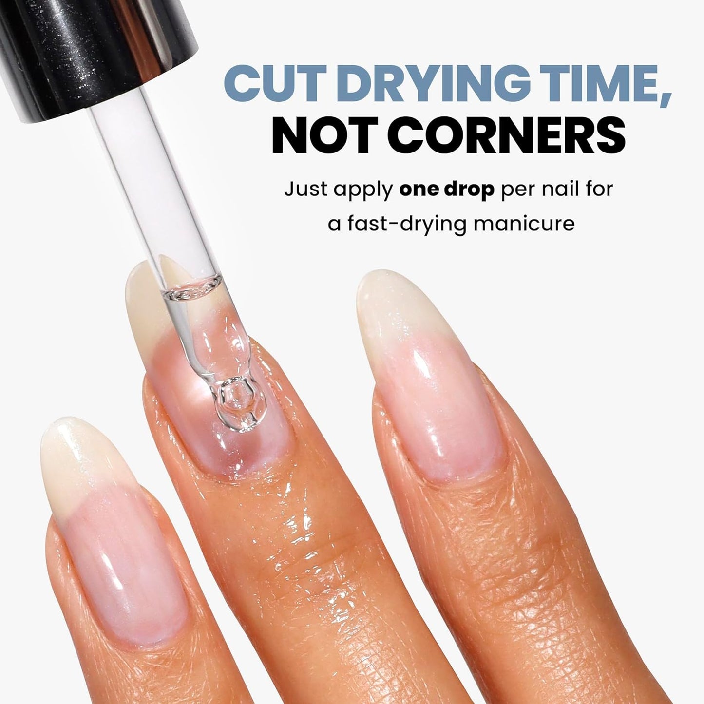 Accelerating Drying Oil - Quick Dry Polish Drops with Botanical Oils & Vitamin B5 | 0.4 Fl Oz