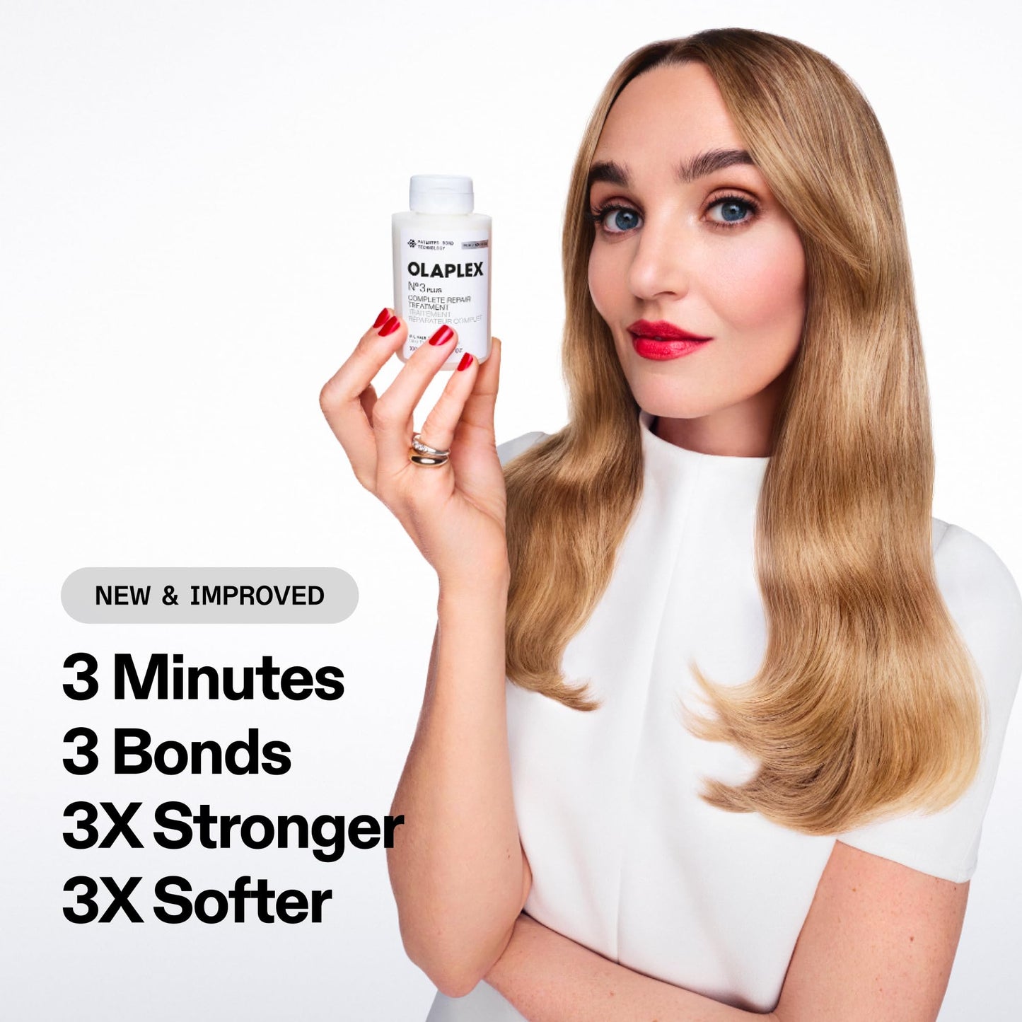 Olaplex N°.3PLUS Complete Repair Treatment: 3-minute Pre-shampoo Treatment to Immediately Repair Hair Damage for Softer, Stronger Hair | For Coily, Curly, Straight, and Wavy, 250 mL / 8.5 Fl Oz