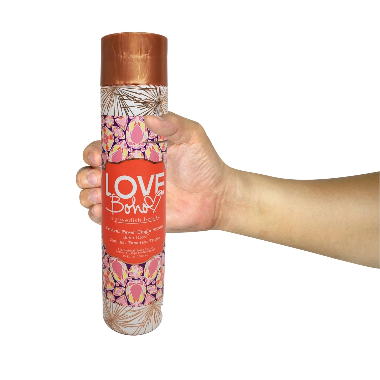 Love Boho Festival Fever Tingle DHA Bronzer Beginner Level 10oz