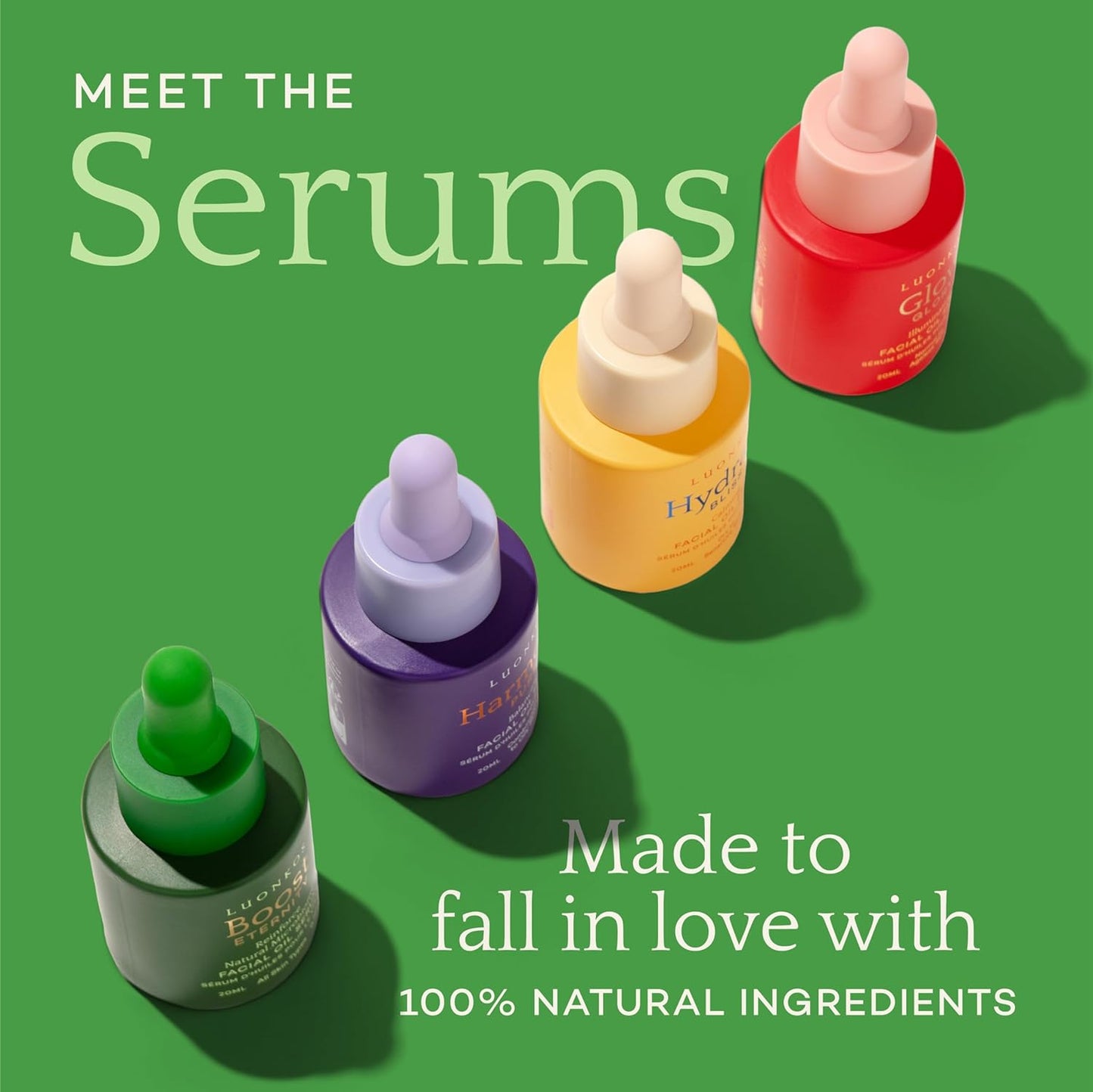 Eternity Facial Serum - Oil-Based Vitamin C Alternative for Women | Non-Greasy with Squalane, Sea Buckthorn & Nordic Microbes - 20ml